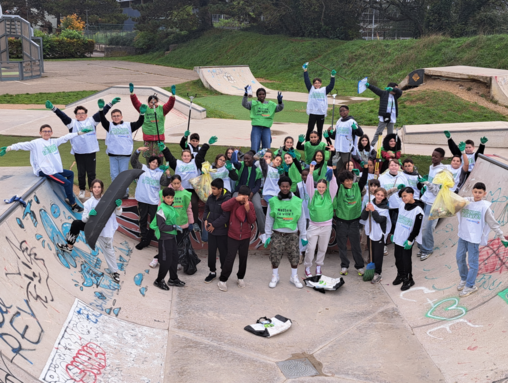 le 9 octobre au skate park